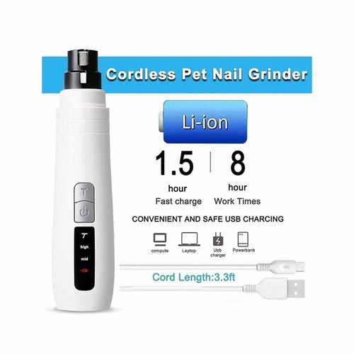 Eletric Pet Nail Grinder Dog Cat